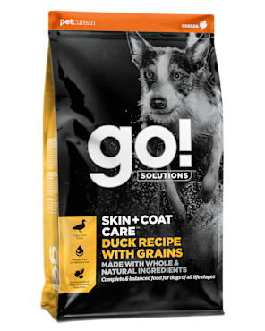 Go! Solutions Skin + Coat Care מתכון ברווז עם דגנים