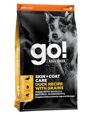 Go! Solutions Skin + Coat Care מתכון ברווז עם דגנים