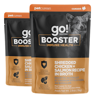 Go! Solutions Booster Immune Health Chicken + Salmon dog food topper