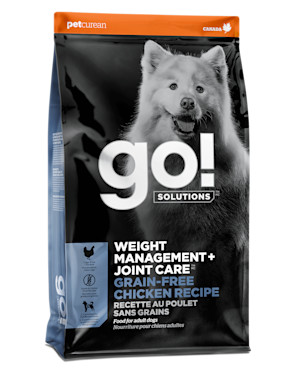 Go! Solutions Weight Management + Joint Care Grain Free Chicken Recipe for Dogs