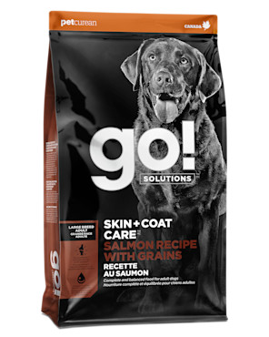 Go! Solutions Skin + Coat Care Salmon with Grains Large Breed Adult Recipe