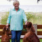 Shirley Culpin with her two dogs