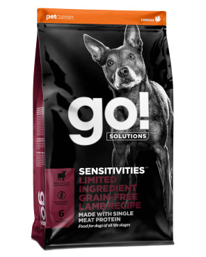 GO! SOLUTIONS SENSITIVITIES Limited Ingredient Grain-Free Lamb Recipe for Dogs