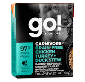 Go! Solutions Carnivore Ragoût de poulet, dinde et canard sans grains