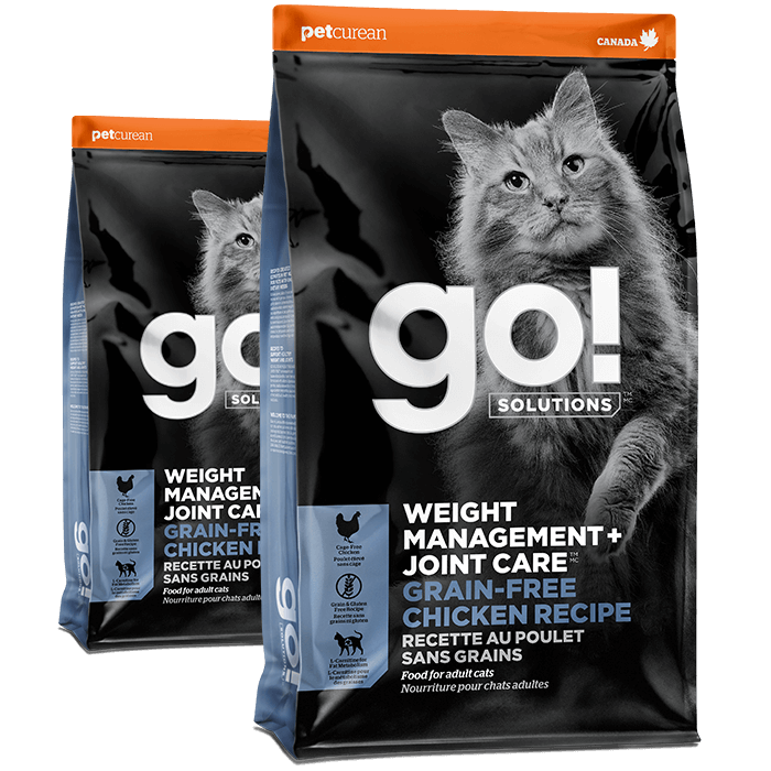 Go! Solutions Weight Management + Joint Care Grain-Free Chicken Recipe for Cats