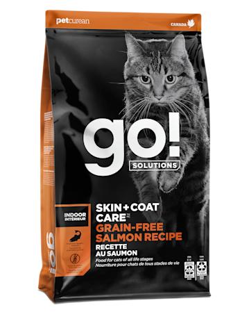 Go! Solutions Skin + Coat Care Grain-Free Salmon Recipe dry food for cats