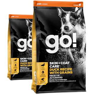 Go! Solutions Skin + Coat Care Duck kibble for dogs