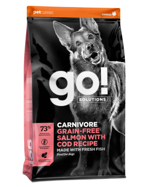 GO! SOLUTIONS CARNIVORE Grain-Free Salmon with Cod Recipe for Dogs