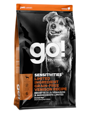 Go! Solutions Sensitivities Limited Ingredient Grain-Free Venison Recipe for Dogs