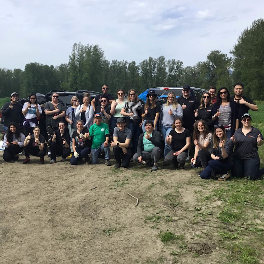 Petcurean river cleanup team