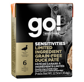 Go! Solutions Sensitivities Limited Ingredient Grain-Free Duck Pâté for Dogs
