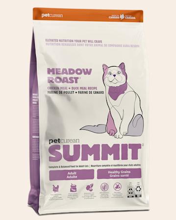 Nourriture sèche pour chats adultes Summit Meadow Roast, recette à la farine de poulet et à la farine de canard