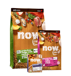 NOW-FRESH-3-Products-together-Small-Breed-Senior-for-Dogs-Adult-Cat-Recipe-and-Turkey-Stew