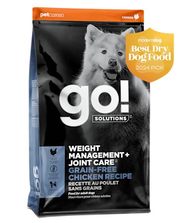 Go! Solutions Weight Management + Joint Care Grain Free Chicken Recipe for Dogs, Modern Dog Best Dry Dog Food 2024 Pick