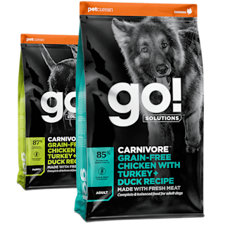 Go! Solutions Carnivore dry food recipes for dogs