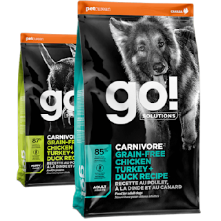 Go! Solutions Carnivore dry food recipes for dogs