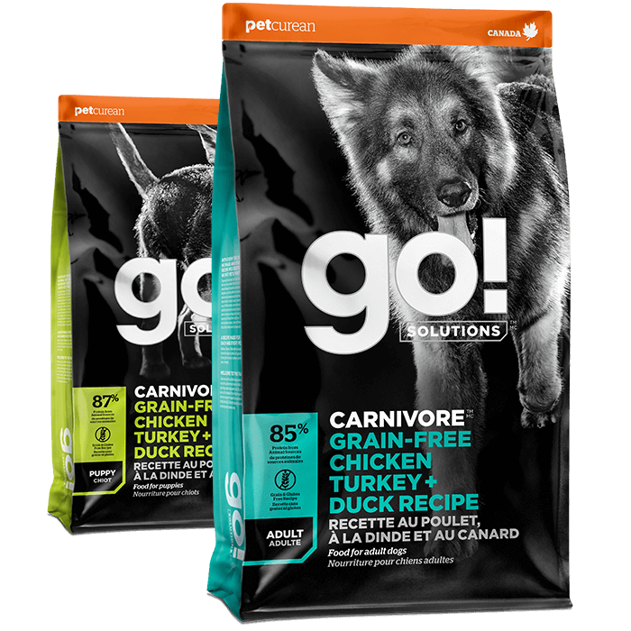 Go! Solutions Carnivore dry food recipes for dogs