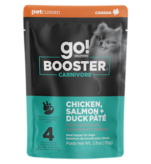 Go! Booster Carnivore Chicken, Salmon + Duck Pâté for Dogs