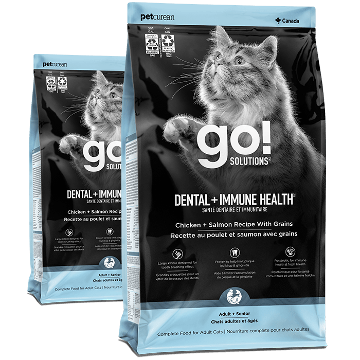 Go! Solutions Dental + Immune Health Chicken + Salmon Recipe for cats
