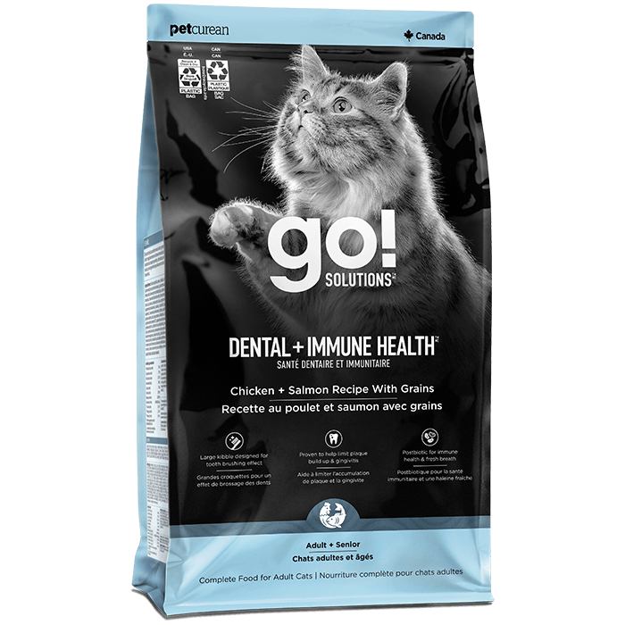 Go! Solutions Dental + Immune Health Chicken + Salmon Recipe for cats
