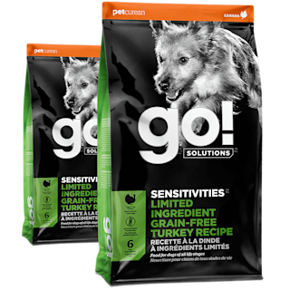 Go! Sensitivities Limited Ingredient Turkey kibble bags