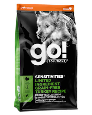 Go! Solutions Sensitivities Limited Ingredient Grain-Free Turkey Recipe for Dogs