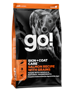 Go! Solutions Skin + Coat Care Salmon Recipe with Grains for Dogs