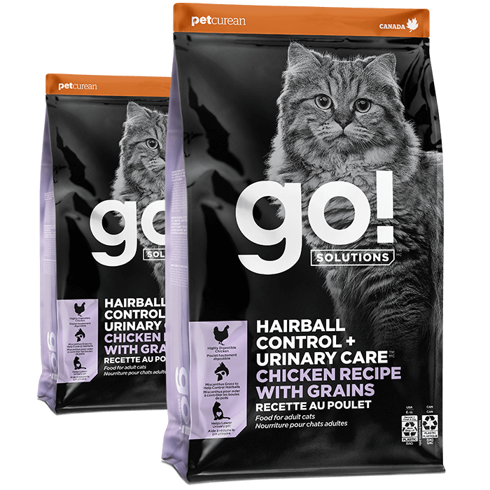 Go! Solutions Hairball Control + Urinary Care kibble for cats
