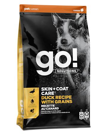 Go! Solutions Skin + Coat Care Duck with Grains dry dog food