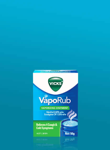 Vicks VapoRub oinment for cold symptoms