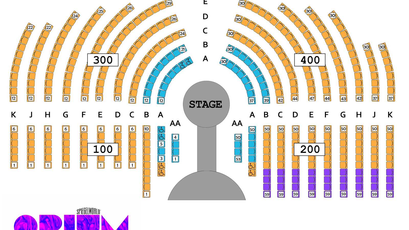 OPIUM Seating Chart June 2019