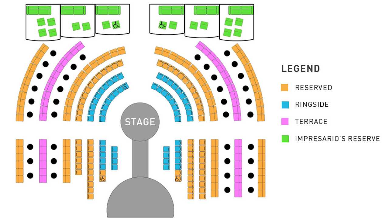 OPIUM Seating Chart