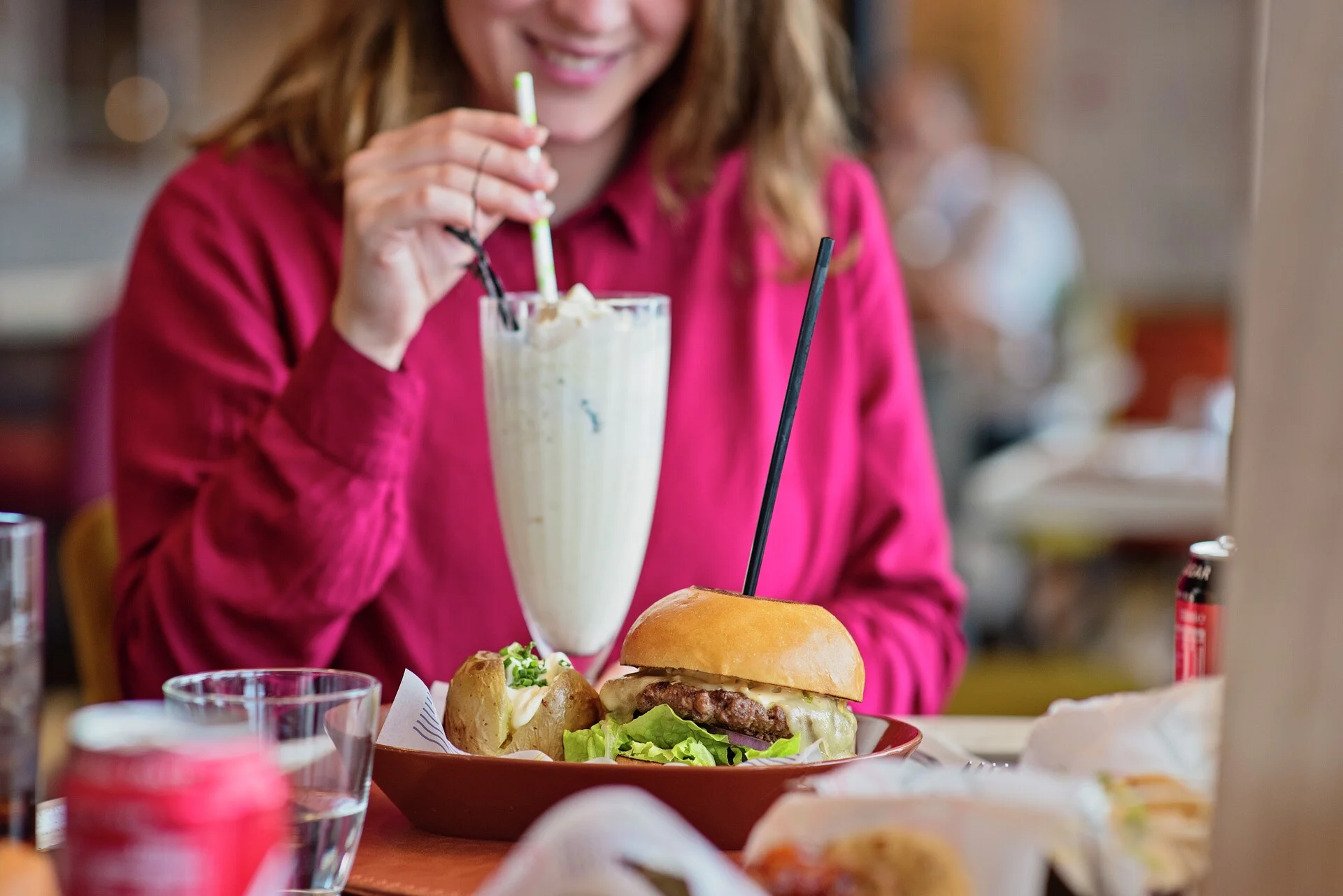 Enjoying a Milkshake in Fredheim onboard MS Roald Amundsen - Photo Credit: Agurtxane Concellon 