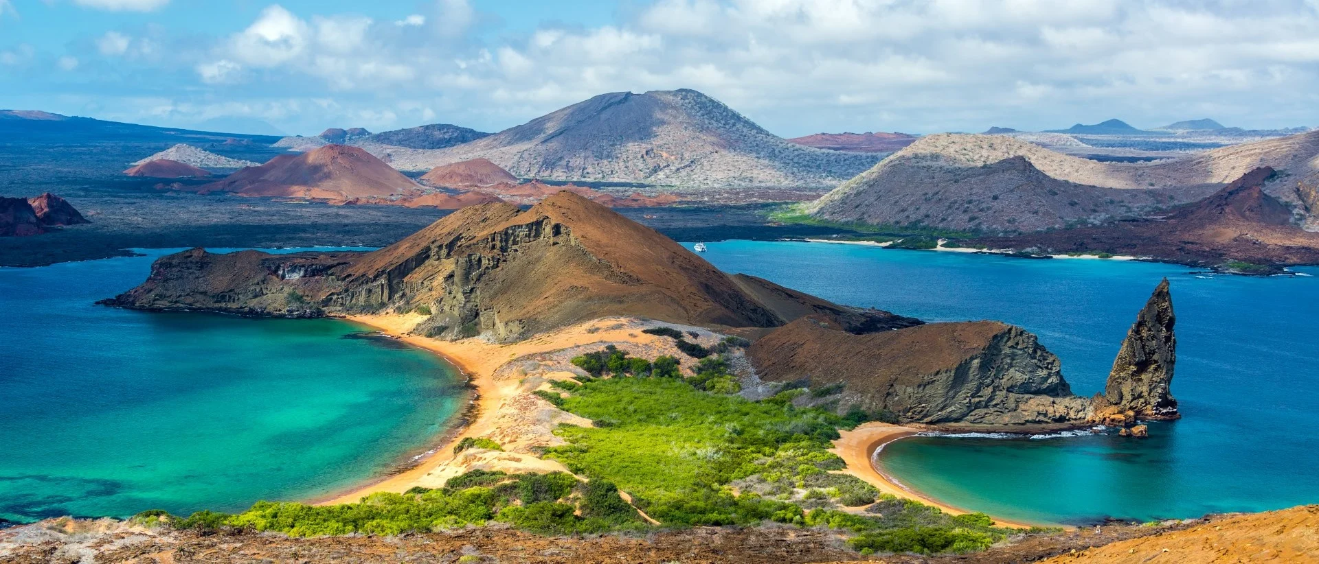 Beautiful view of Bartolome Island, Galápagos, Ecuador. Credit: DC Colombia - Getty Images / Hurtigruten