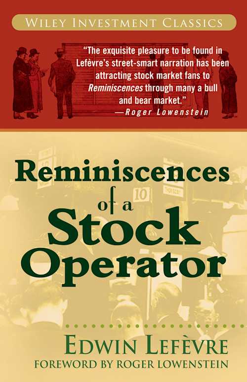 Buy Reminiscences of a Stock Operator on Amazon