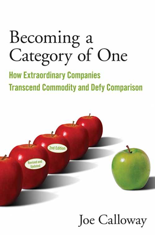 Buy Becoming a Category of One on Amazon