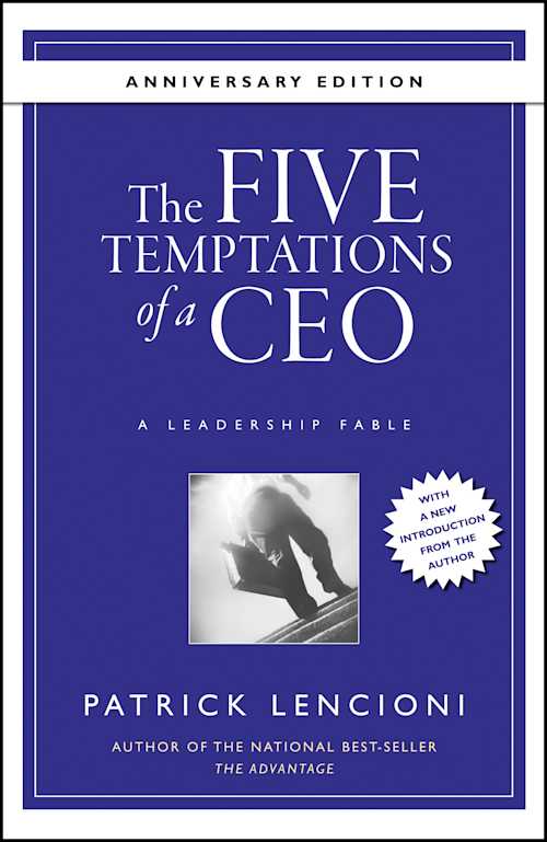 Buy The Five Temptations of a CEO on Amazon