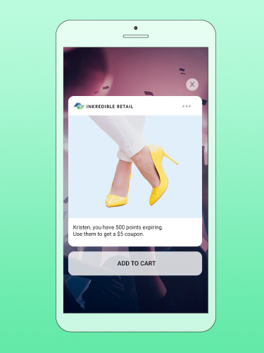 Retail Mobile Mockup Loyalty