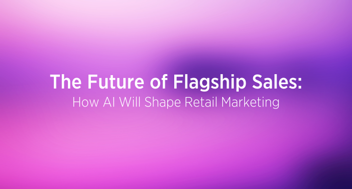Title reading, The Future of Flagship Sales: How AI Will Shape Retail Marketing