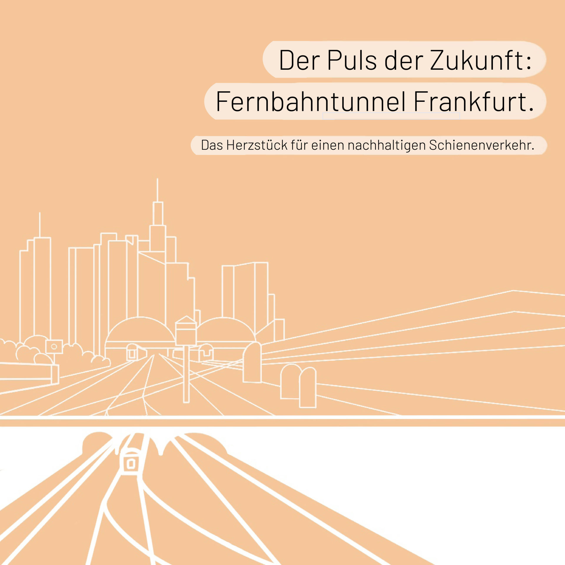 Illustration Fernbahntunnel Frankfurt