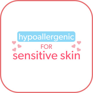Hypoallergenic for sensitive skin