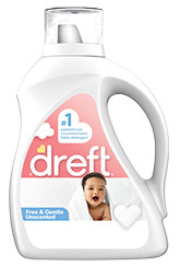 Pack of Dreft Free & Gentle Baby Liquid Laundry Detergent
