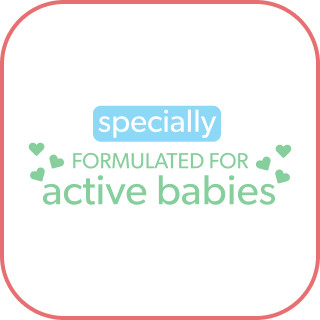 Specially Formulated For Active Babies