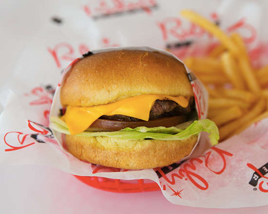 The Classic Ruby Cheese Burger from Ruby’s Diner