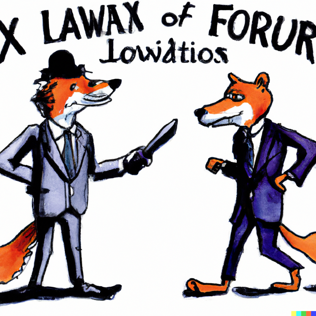 Fox attorneys competing for customers