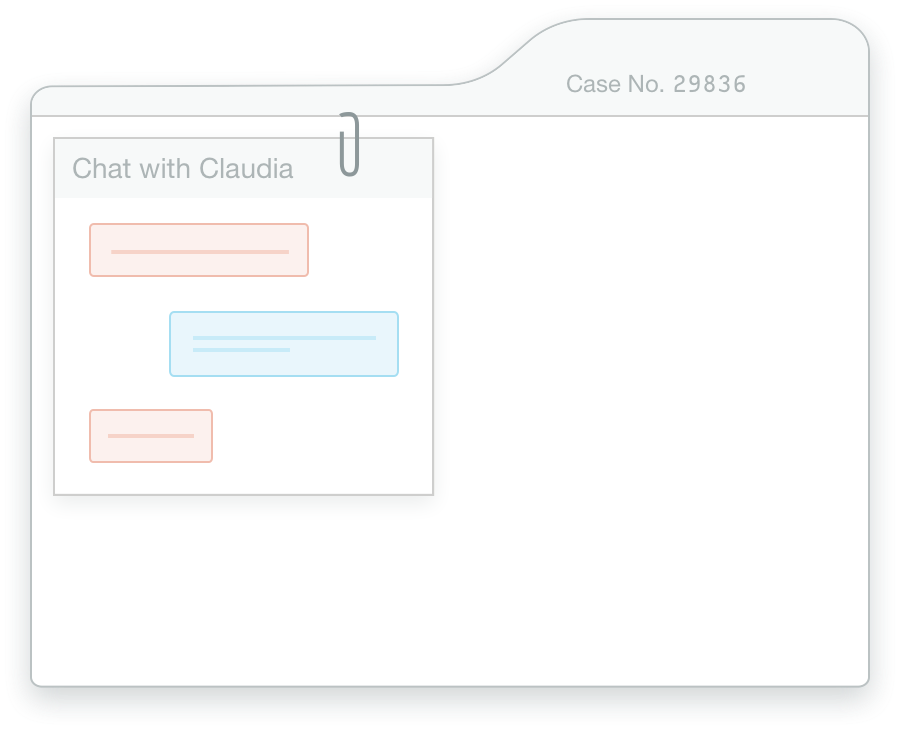 illustration of how the integration works, step two