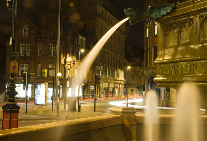 Albert Square Fountain - Manchester