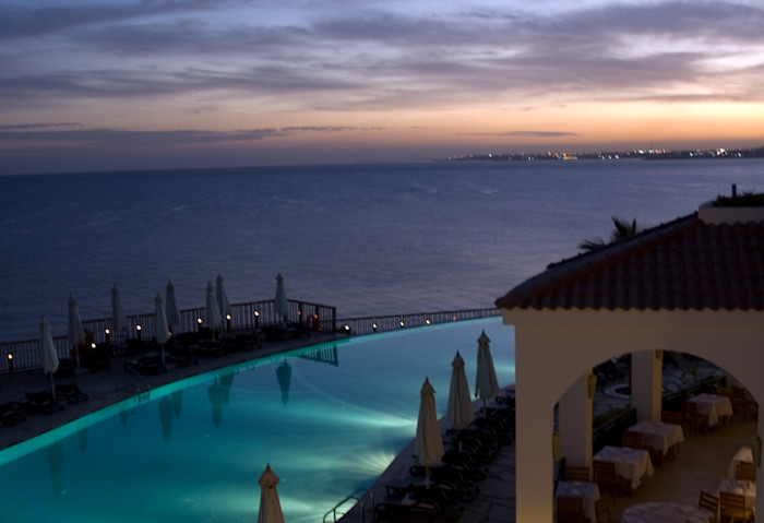 Sunset, Sea and Pool