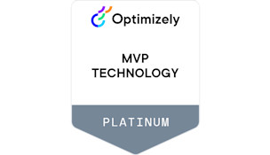 Optimizely OMVP technology platinum Badge