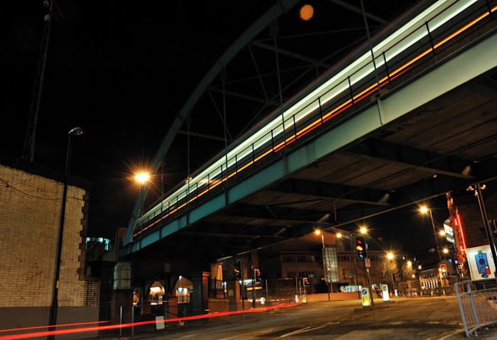 Tram & Car - Slow Shutter - Manchester
